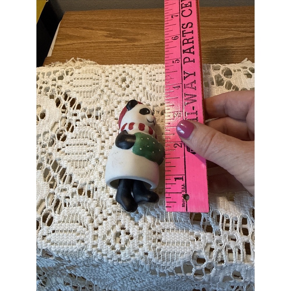 Vintage Panda Ornament Bell 1990 - Picture 4 of 4
